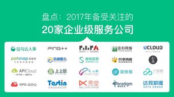 2017年中盤點 20款備受關(guān)注的企業(yè)服務產(chǎn)品